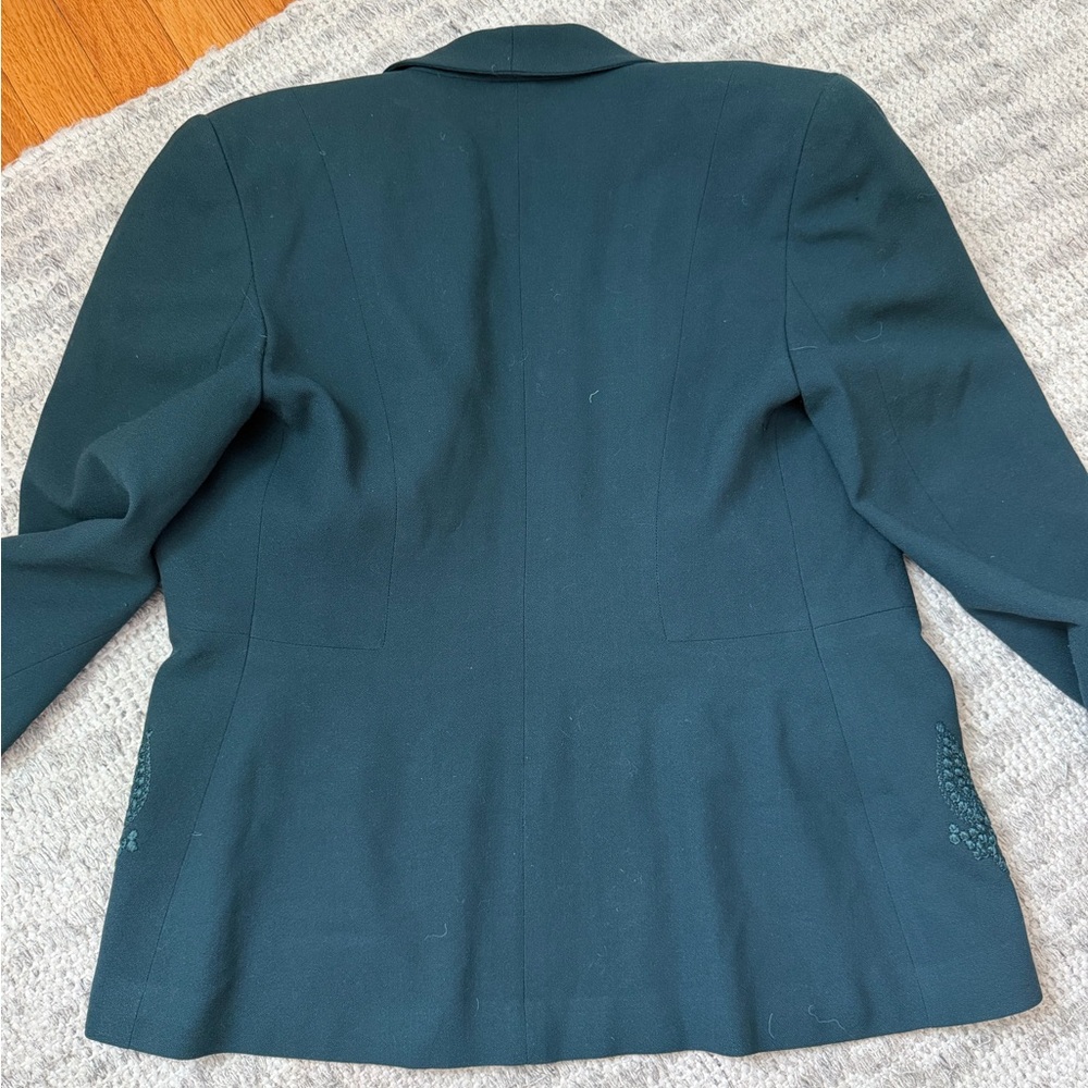 CHRISTIAN DIOR Vintage Wool Blazer Jacket, sz 4 - Picture 14 of 14